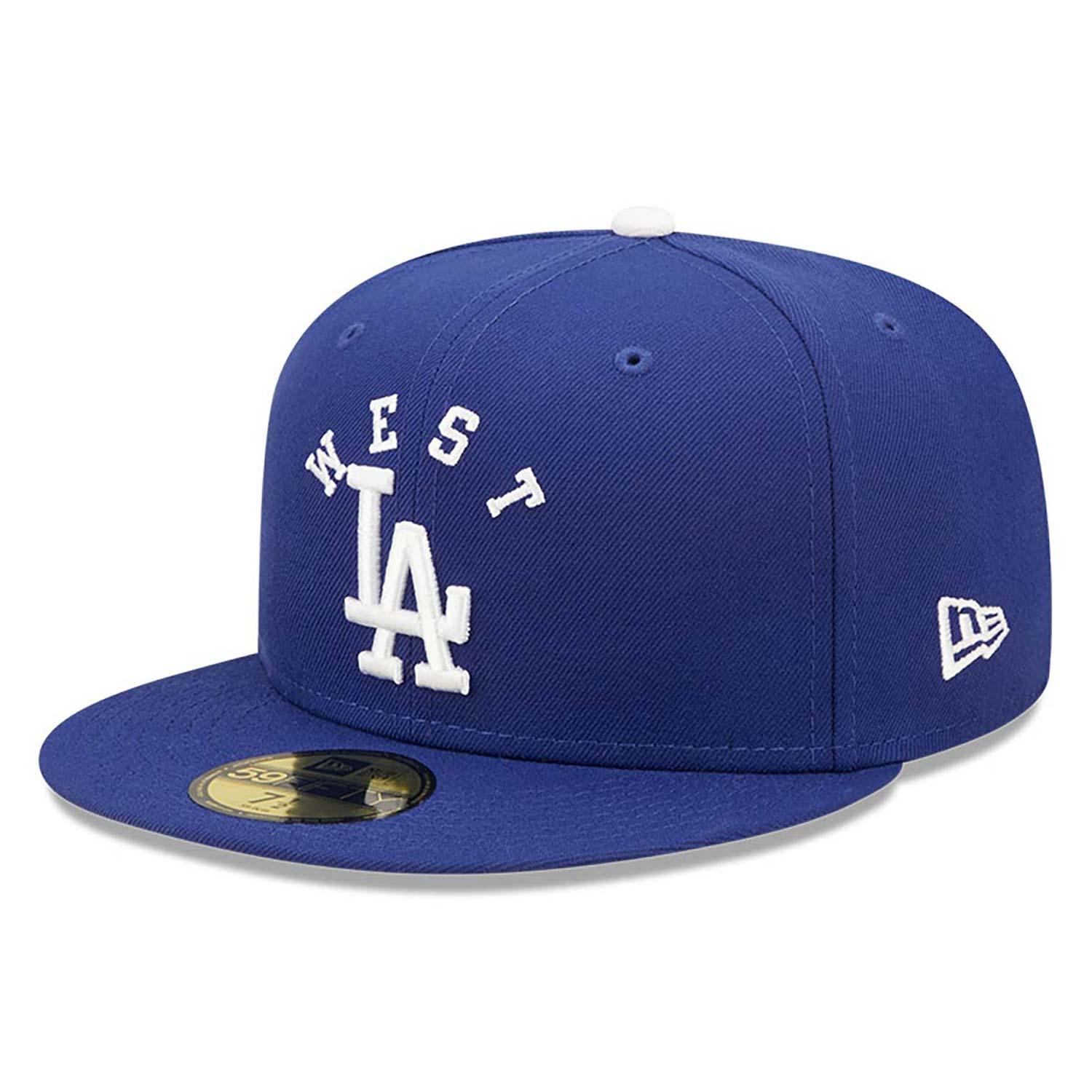 NEW ERA 59FIFTY MLB LEAGUE LOS ANGELES DODGERS TEAM BLUE FITTED CAP - FAM