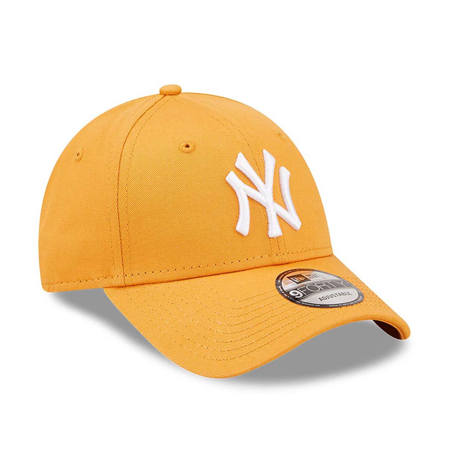 NEW ERA 9FORTY MLB LEAGUE ESSENTIAL NEW YORK YANKEES ORANGE CAP - FAM