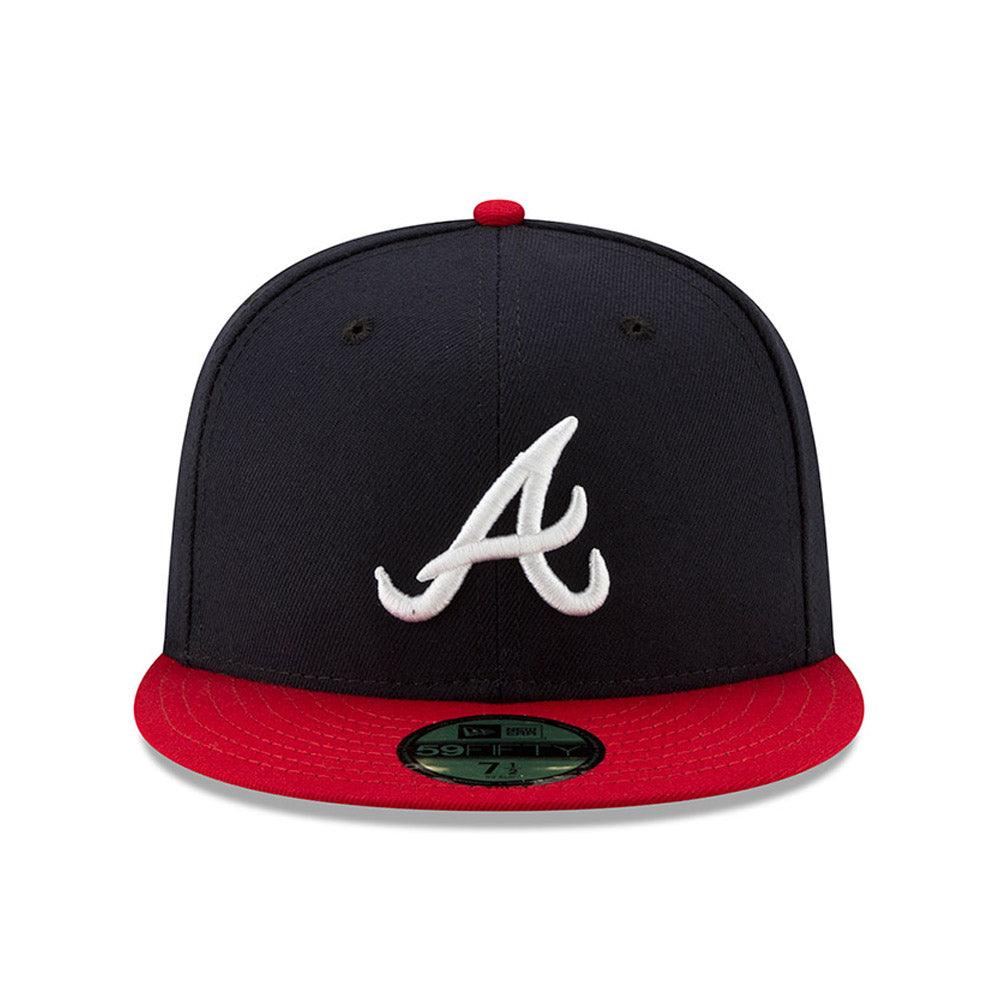 KTZ Atlanta Braves Cooperstown Patch 59fifty Cap in Blue for Men