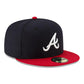 NEW ERA 59FIFTY MLB AUTHENTIC ATLANTA BRAVES TEAM FITTED CAP