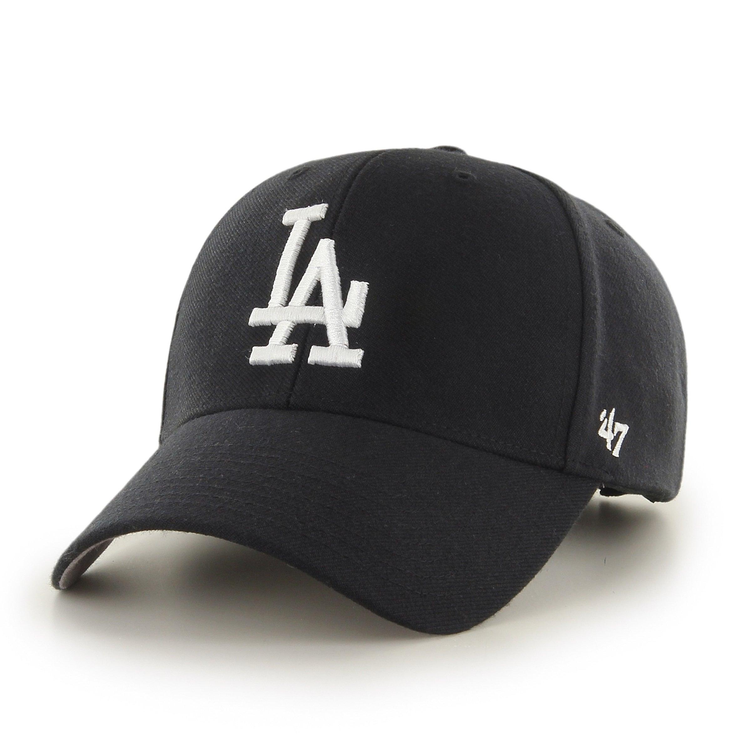 MLB LOS ANGELES DODGERS '47 MVP BLACK CAP - FAM
