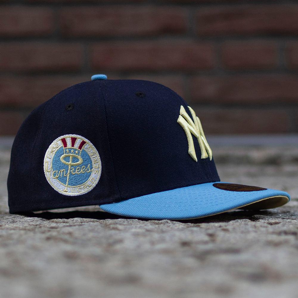NEW ERA 59FIFTY NEW YORK YANKEES WORLD SERIES 1962 TWO TONE / SOFT YELLOW UV FITTED CAP - FAM