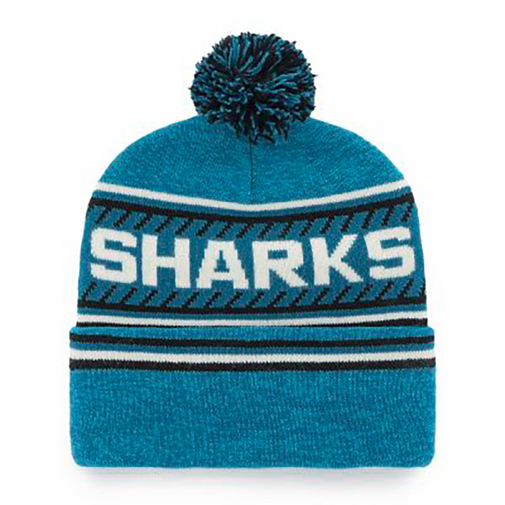 NHL SAN JOSE SHARKS CAP ´47 CUFF KNIT ICE BLUE