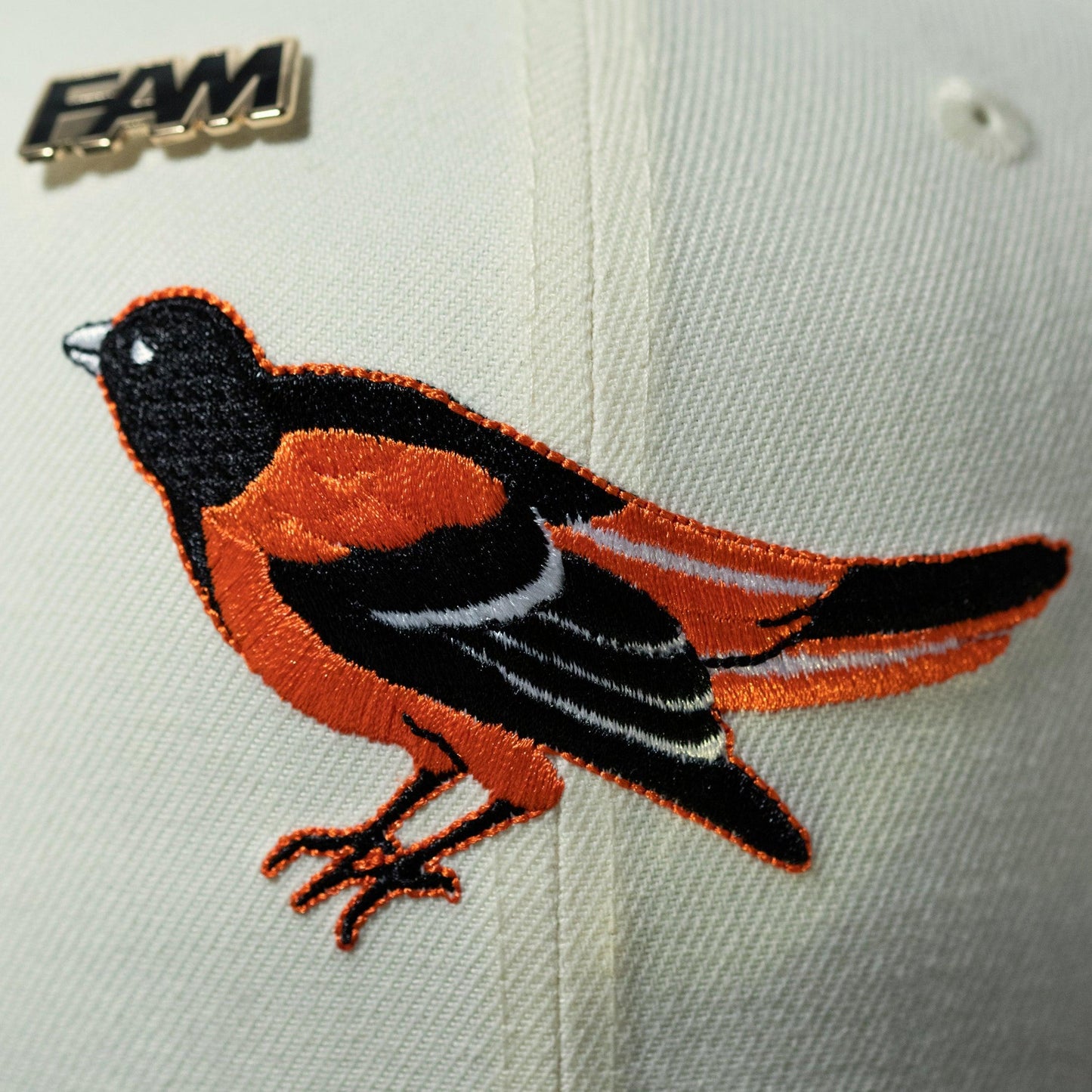 NEW ERA 59FIFTY MLB BALTIMORE ORIOLES ALL STAR GAME 1993 TWO TONE / ORANGE UV FITTED CAP