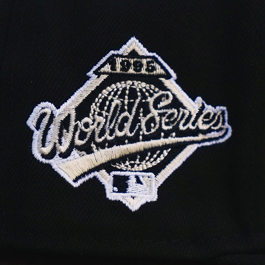 NEW ERA 59FIFTY MLB ATLANTA BRAVES WORLD SERIES 1995 BLACK / SOFT YELLOW UV FITTED CAP