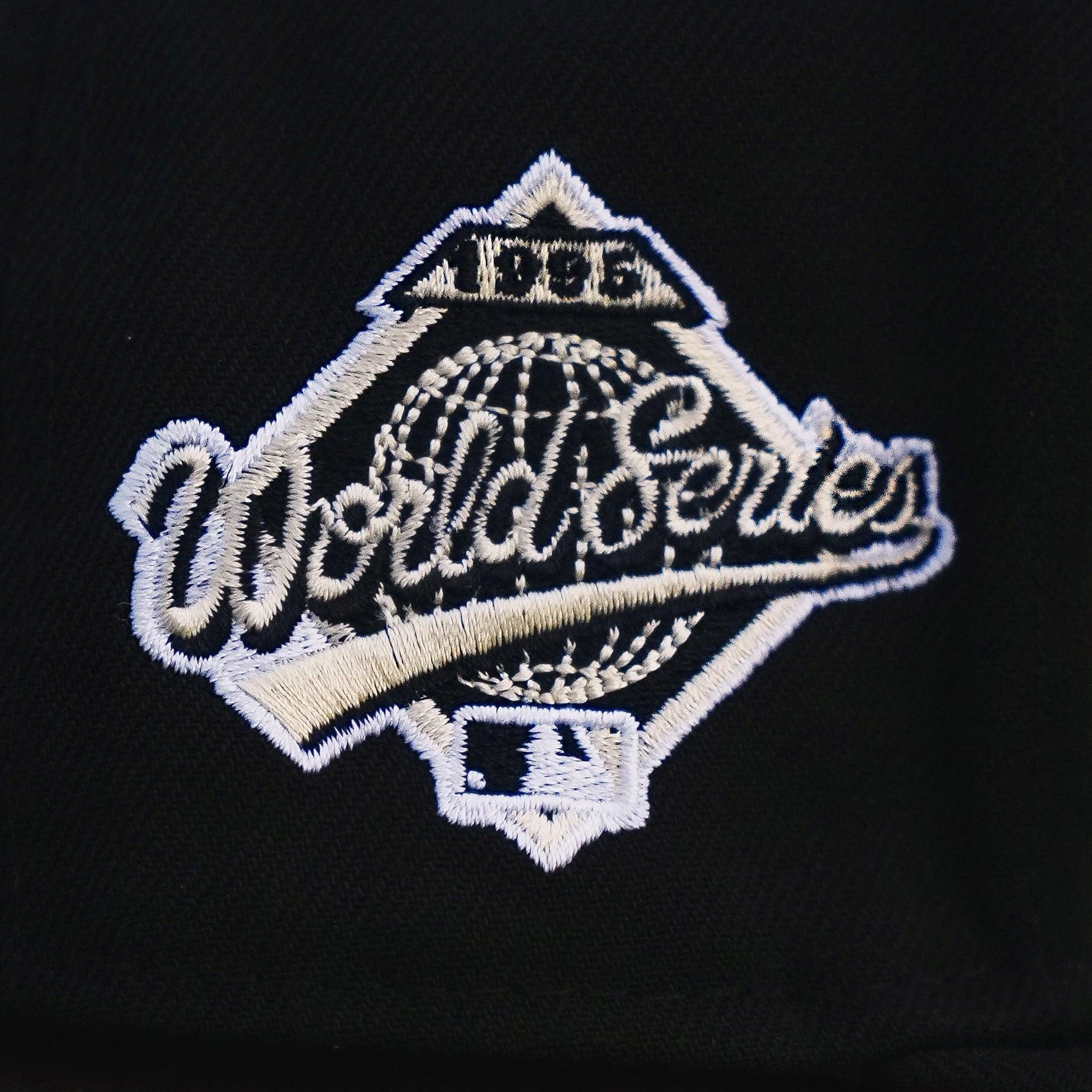 NEW ERA 59FIFTY MLB ATLANTA BRAVES WORLD SERIES 1995 BLACK / SOFT YELLOW UV FITTED CAP - FAM