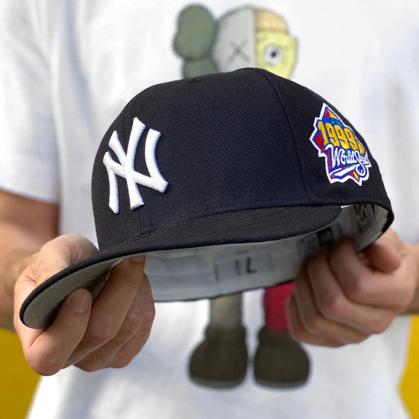 NEW ERA 59FIFTY MLB NEW YORK YANKEES NAVY/GREY UV FITTED CAP