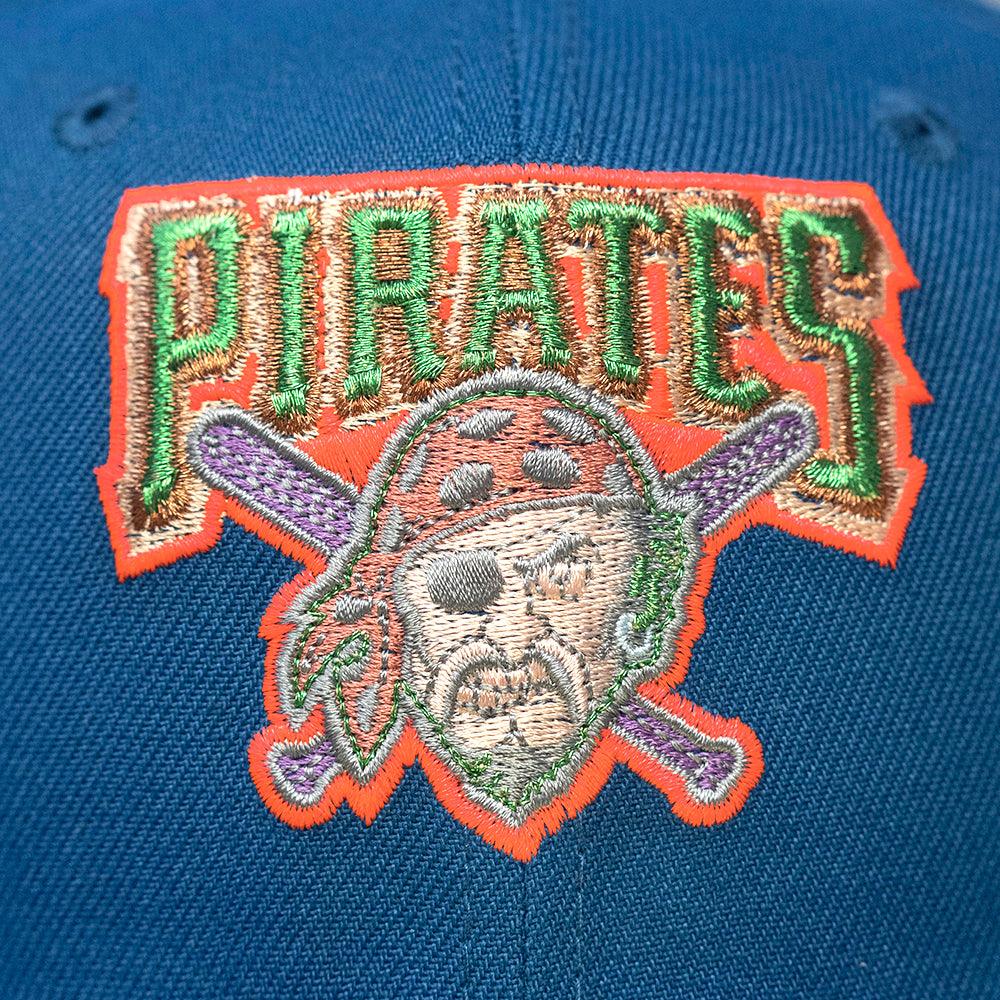 NEW ERA 59FIFTY MLB PITTSBURGH PIRATES SPRING TRAINING AZURE BLUE / BLUSH SKY UV FITTED CAP - FAM