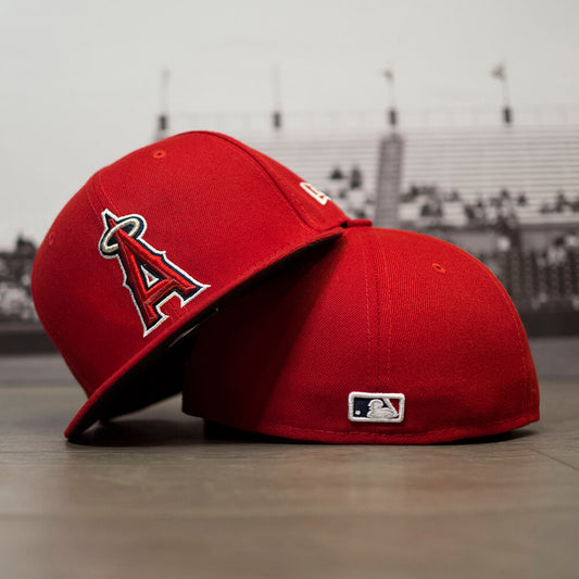 NEW ERA 59FIFTY MLB AUTHENTIC LOS ANGELES ANGELS TEAM FITTED CAP