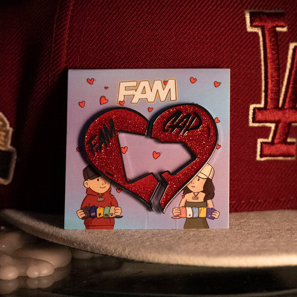 FAM MAGNETIC PIN – VALENTINE HEART EDITION
