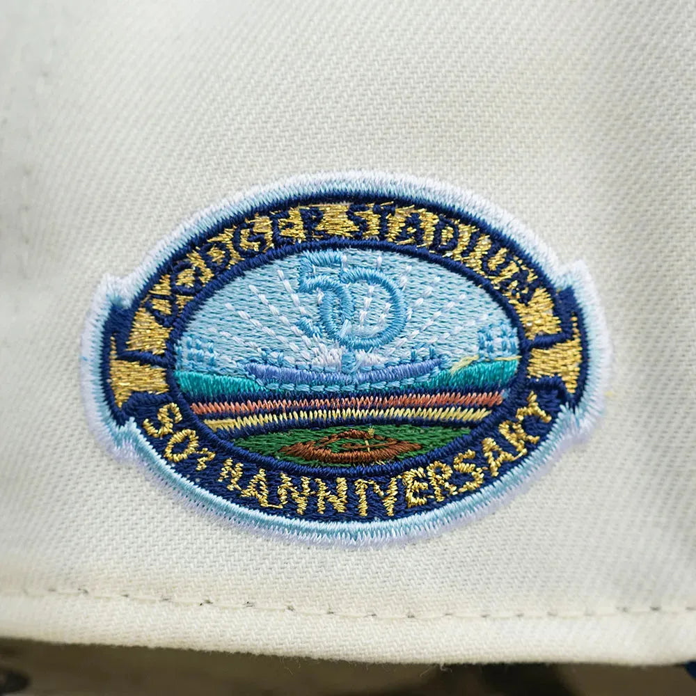 NEW ERA 9FORTY A-FRAME MLB LOS ANGELES DODGERS 50TH ANNIVERSARY TWO TONE / KELLY GREEN UV SNAPBACK - FAM