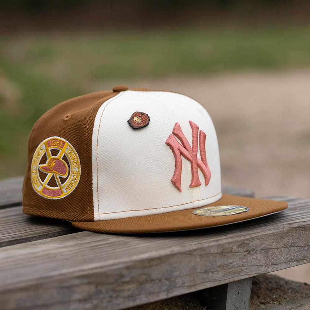 NEW ERA 59FIFTY MLB NEW YORK YANKEES WORLD SERIES 1961 TWO TONE / GREY UV FITTED CAP - FAM