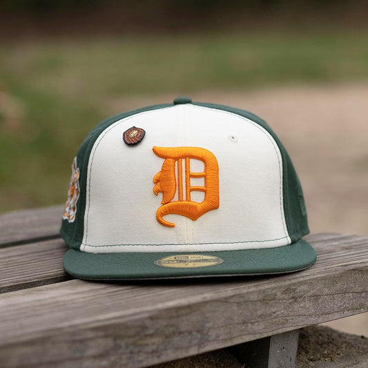 NEW ERA 59FIFTY DETROIT TIGERS WORLD SERIES 1909 TWO TONE / TWILL GREY UV FITTED CAP