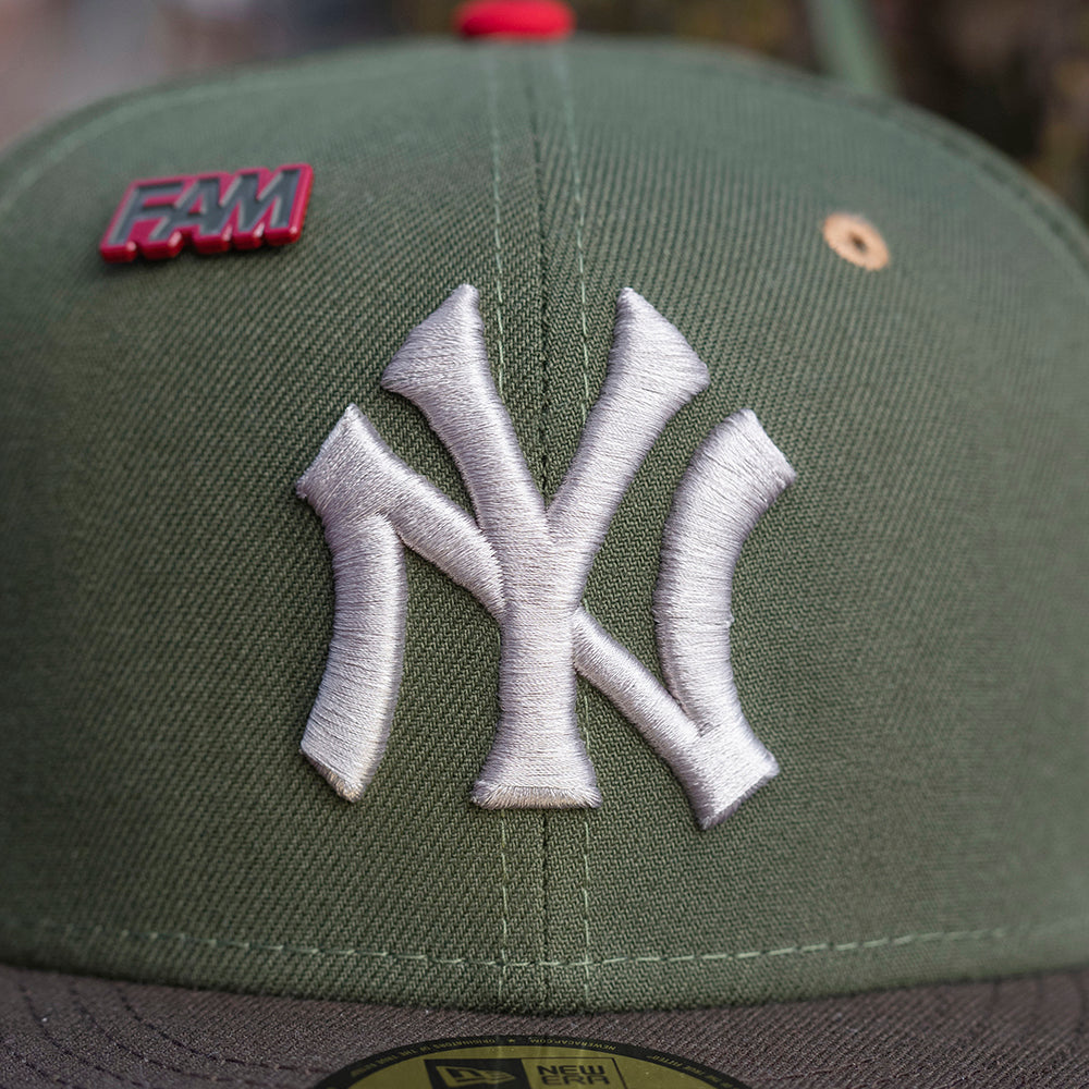 New York Yankees New Era Two-Tone 59FIFTY Fitted Hat - Gray/Black
