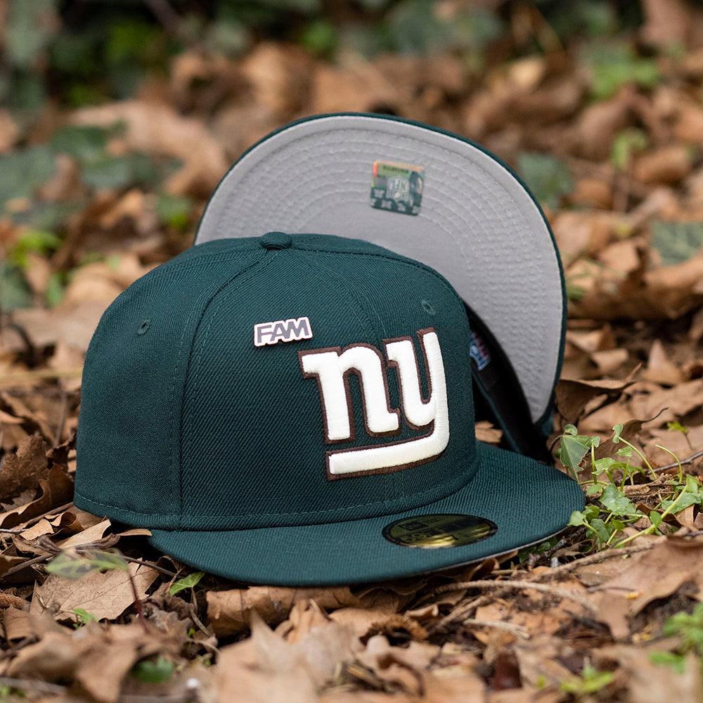 NEW ERA 59FIFTY NFL NEW YORK GIANTS DARK GREEN / GREY UV FITTED CAP