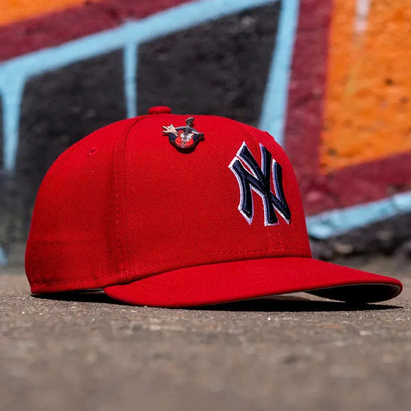 NEW ERA 59FIFTY MLB NEW YORK YANKEES NOOKIE EDITION RED GREY UV FITT