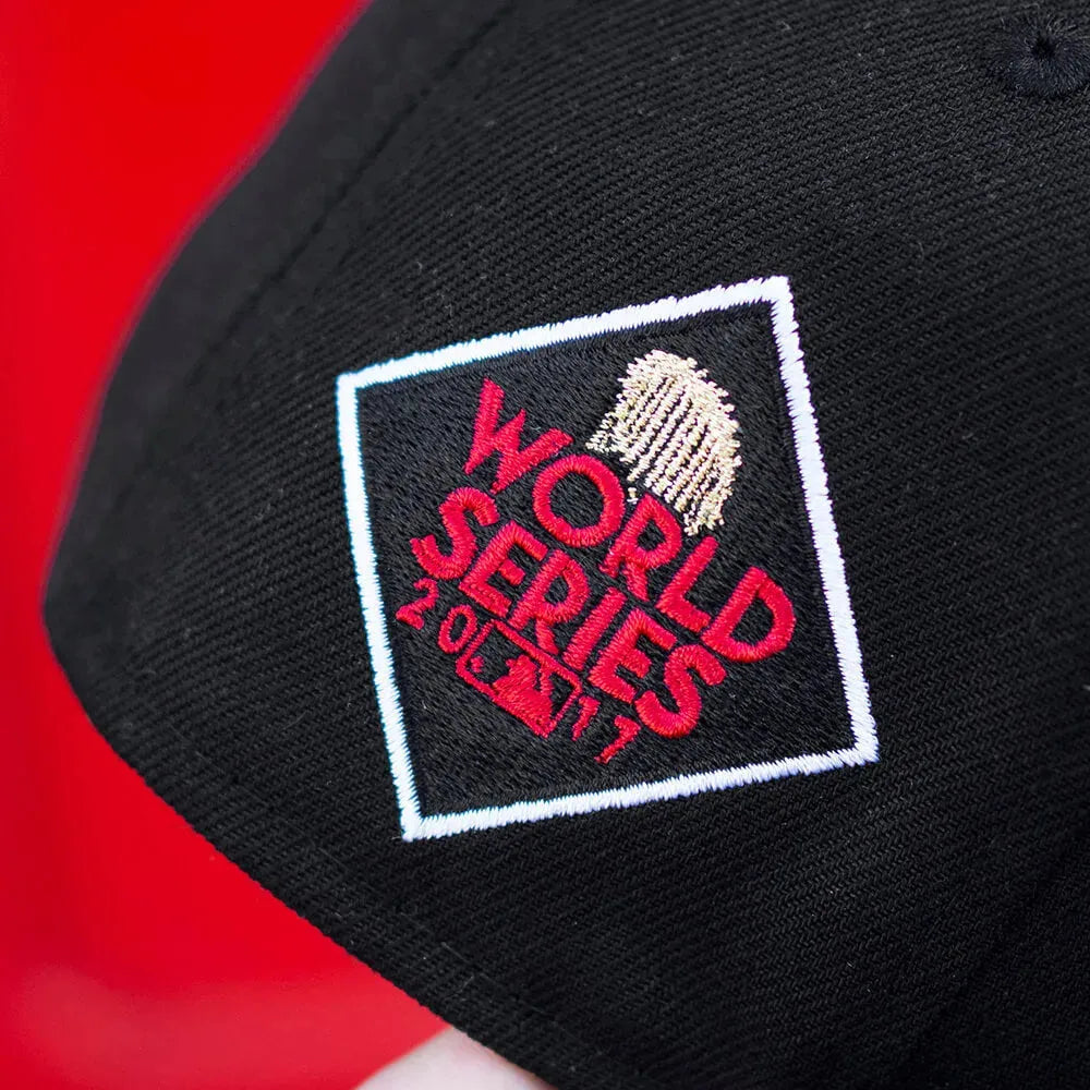 NEW ERA 59FIFTY MLB HOUSTON ASTROS WORLD SERIES 2017 BLACK / RED UV