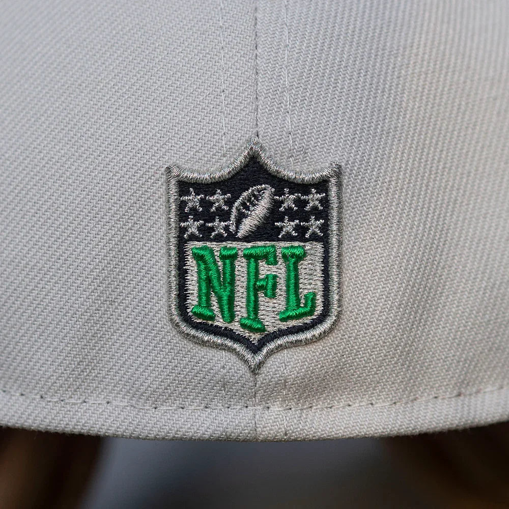 NEW ERA 59FIFTY NFL LAS VEGAS RAIDERS 60TH ANNIVERSARY TWO TONE / SILVER UV FITTED CAP