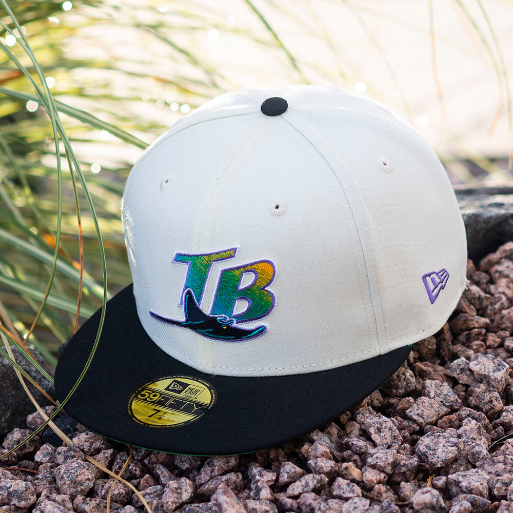 59FIFTY Tampa Bay Rays Green/Sky/Gray 25th Anniversary Patch