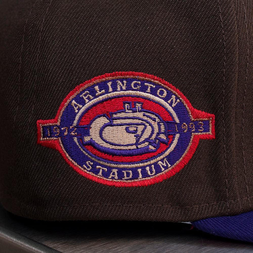 NEW ERA 59FIFTY TEXAS RANGERS ARLINGTON STADIUM TWO TONE / SCARLET UV FITTED CAP - FAM