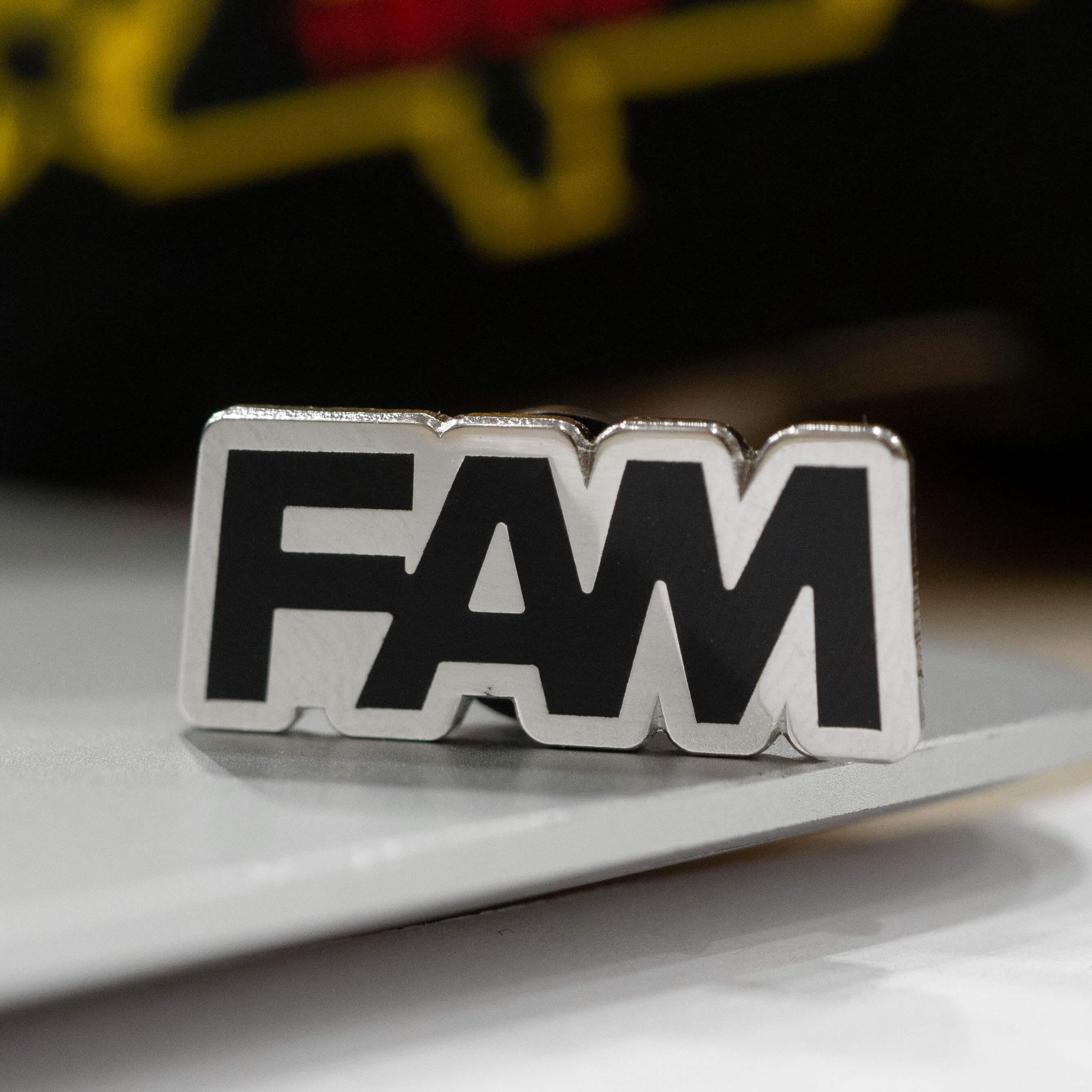 EXCLUSIVE FAM PIN SILVER