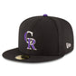 59FIFTY MLB AUTHENTIC COLORADO ROCKIES TEAM FITTED CAP