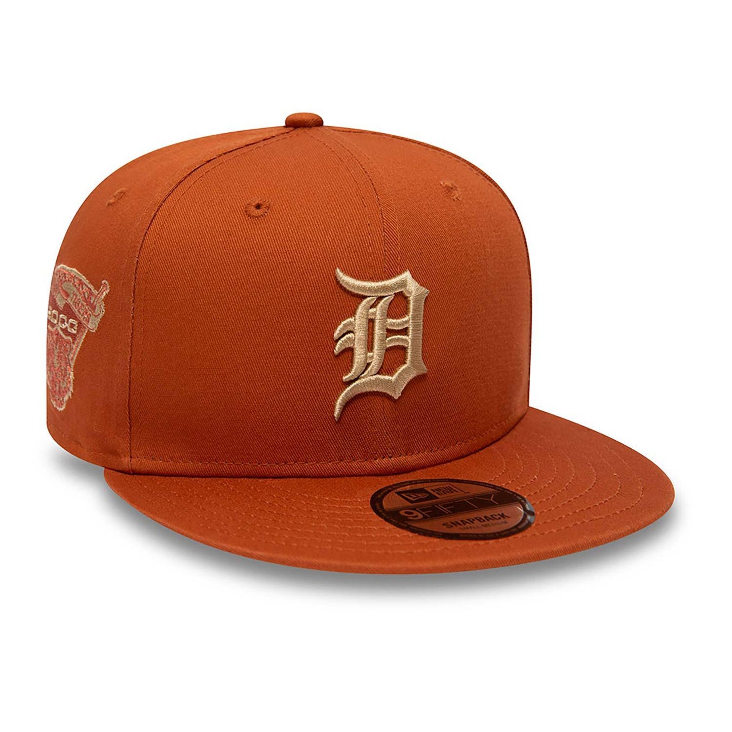 NEW ERA 9FIFTY SIDE PATCH DETROIT TIGERS RUST SNAPBACK