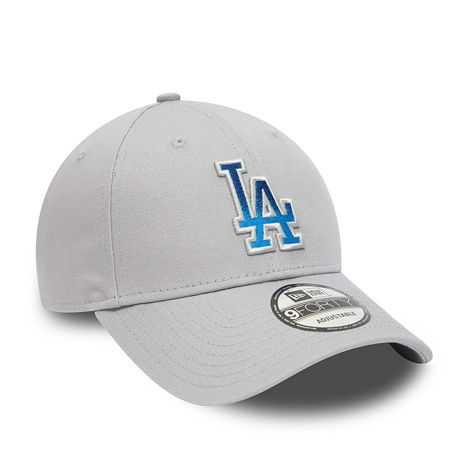 NEW ERA 9FORTY MLB INFILL LOS ANGELES DODGERS GREY CAP - FAM
