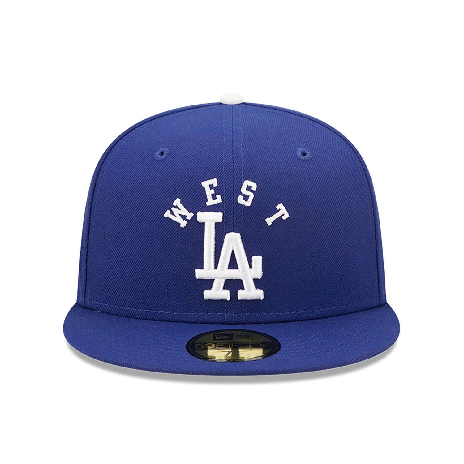 NEW ERA 59FIFTY MLB LEAGUE LOS ANGELES DODGERS TEAM BLUE FITTED CAP - FAM