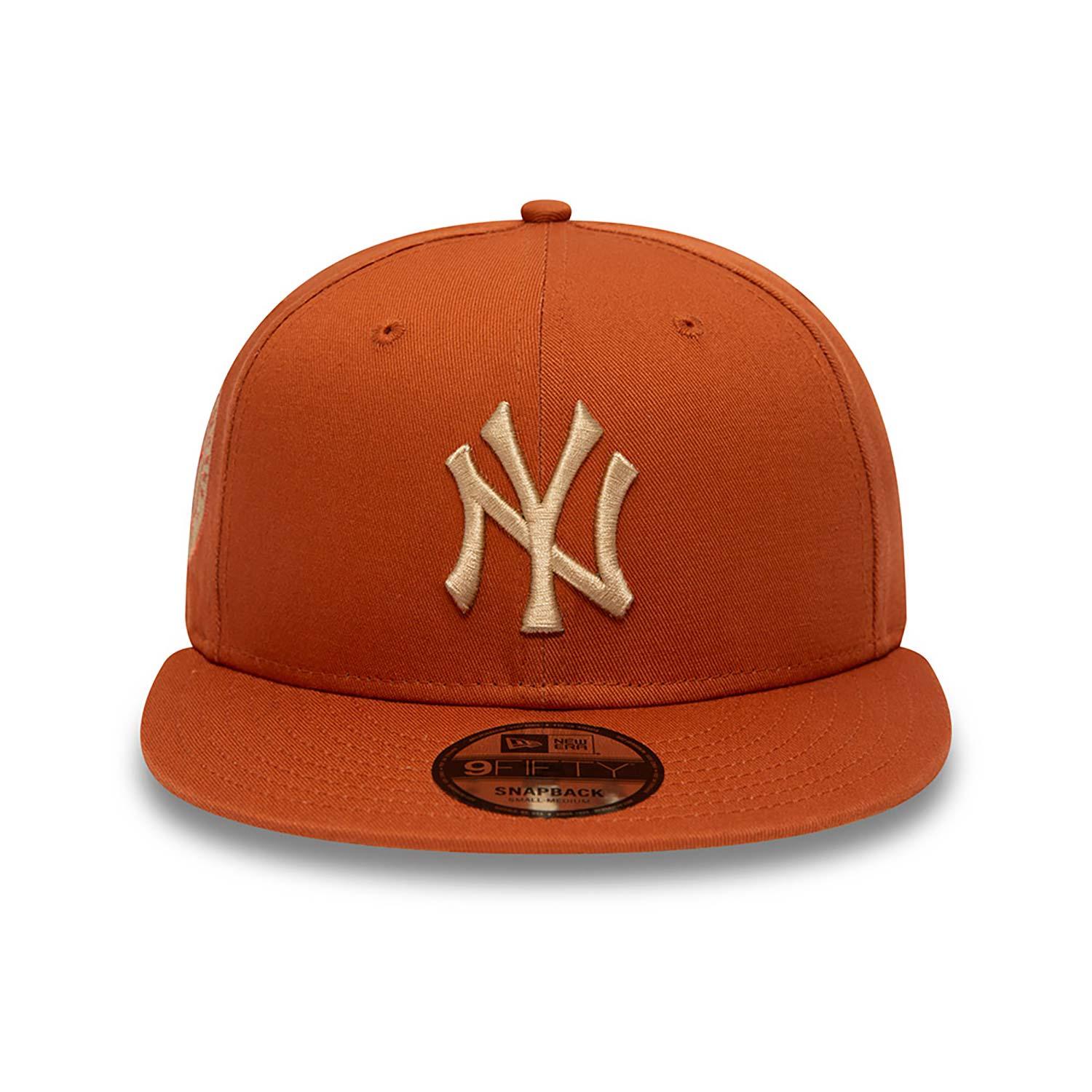 NEW ERA 9FIFTY SIDE PATCH NEW YORK YANKEES RUST SNAPBACK - FAM