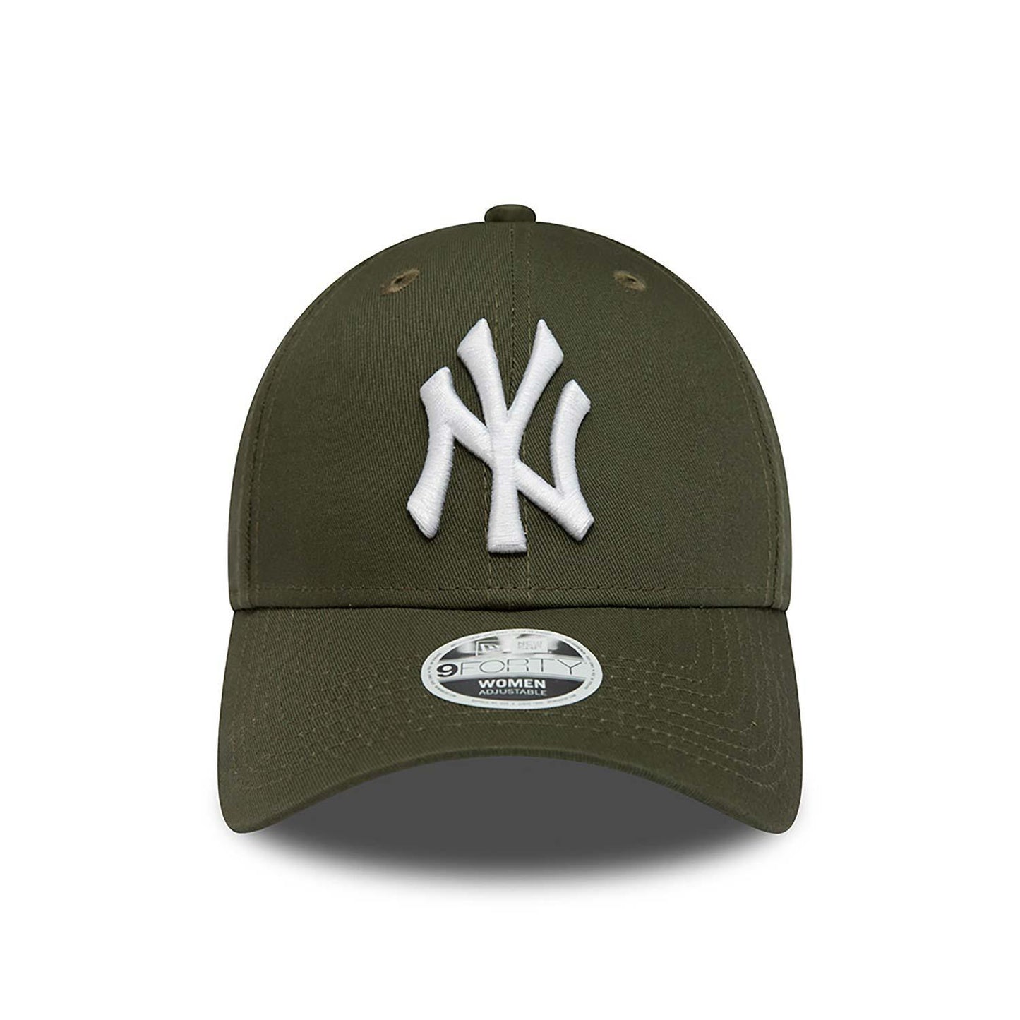 NEW ERA 9FORTY WOMEN MLB NEW YORK YANKEES LEAGUE ESSENTIAL GREEN CAP