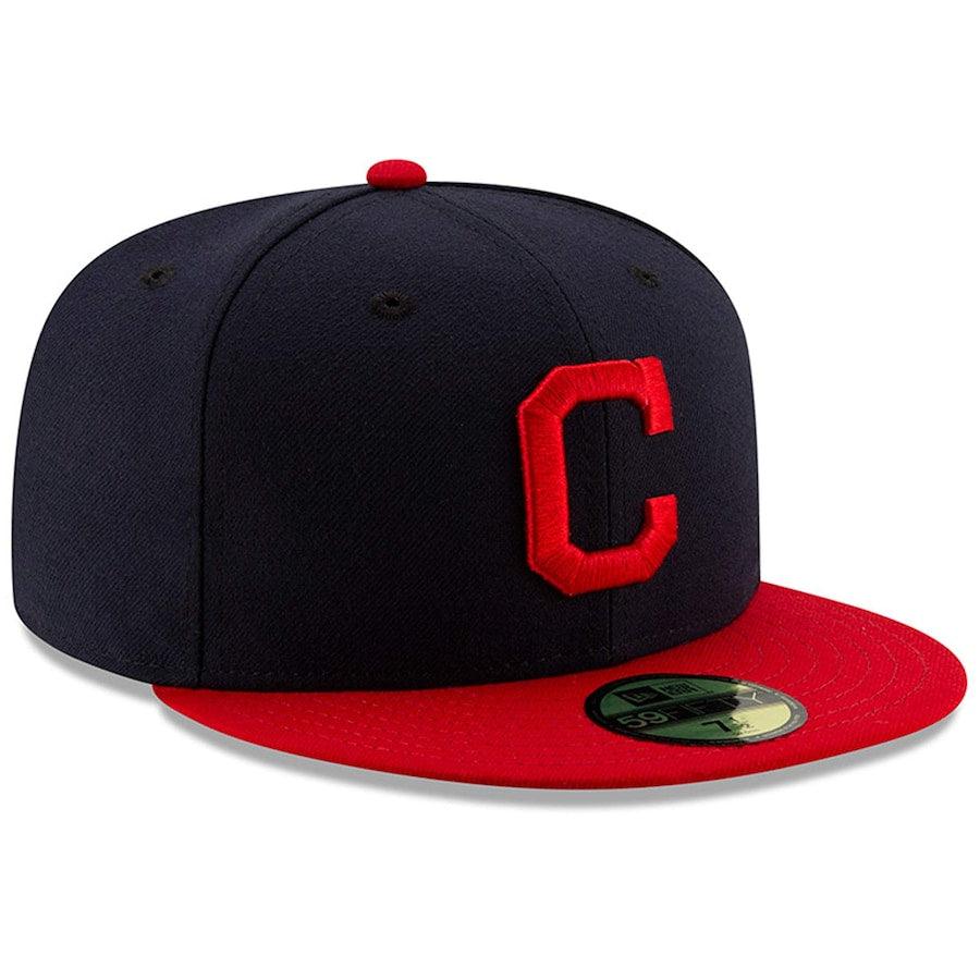 59FIFTY MLB AUTHENTIC CLEVELAND INDIANS TEAM FITTED CAP