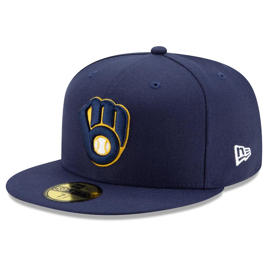 59FIFTY MLB AUTHENTIC MILWAUKEE BREWERS TEAM FITTED CAP