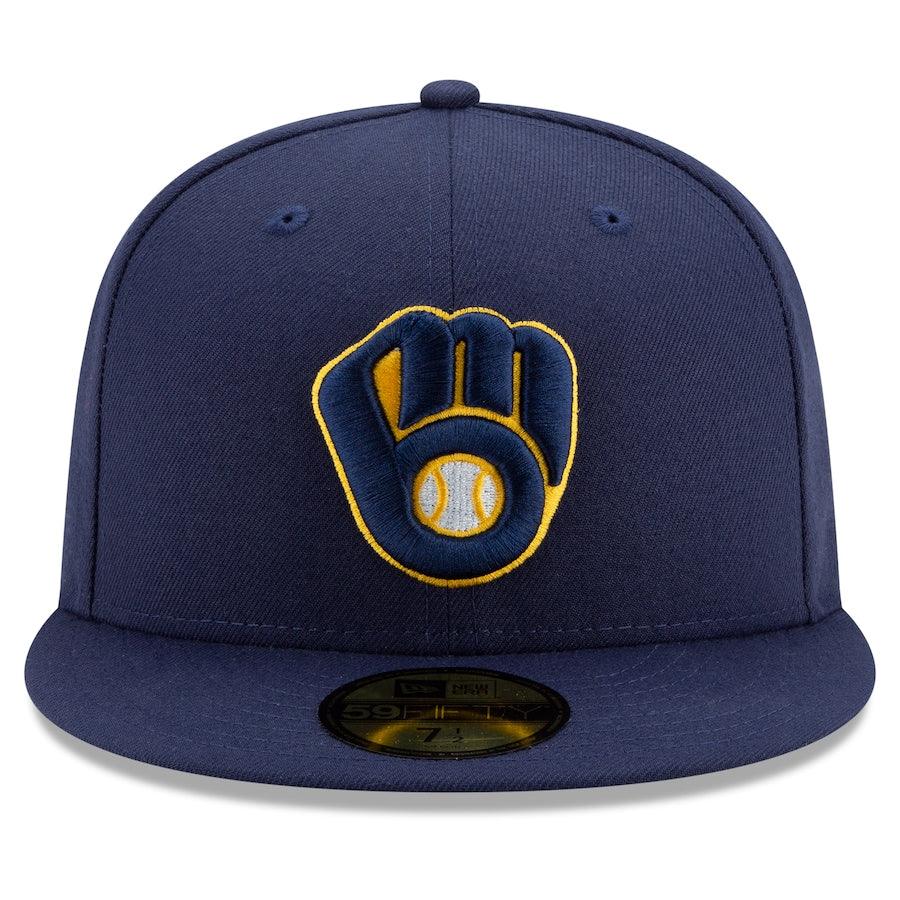 59FIFTY MLB AUTHENTIC MILWAUKEE BREWERS TEAM FITTED CAP